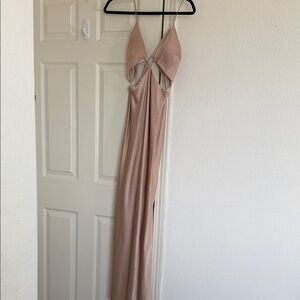 Princess Polly Backless Blush Maxi Dress